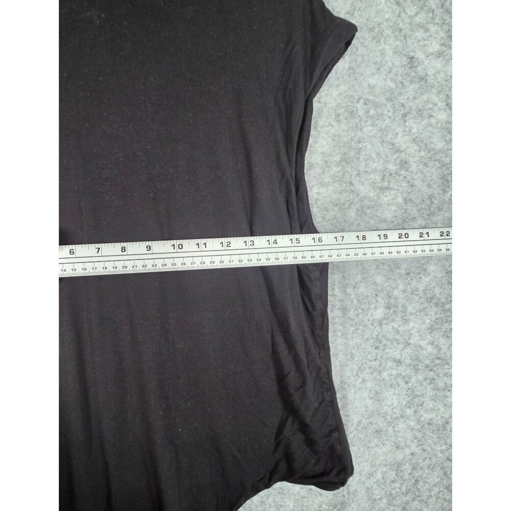Good American Women's Weightless Mock Neck Bodysuit Sleeveless Black Size 5 / 2X - Picture 2 of 9